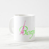 ボンジュール コーヒーマグカップ (正面左)