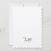 ボンジュール ベベ ジェンダーニュートラルベビーシャワー 招待状 (裏面)