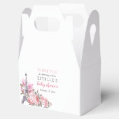 ボンジュール ベベ | フラワーフレンチベイビーシャワー フェイバーボックス (オープン)