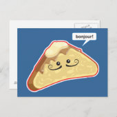 ボンジュール！ ポストカード (正面/裏面)