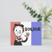 ボンジュール ポストカード (スタンド正面)