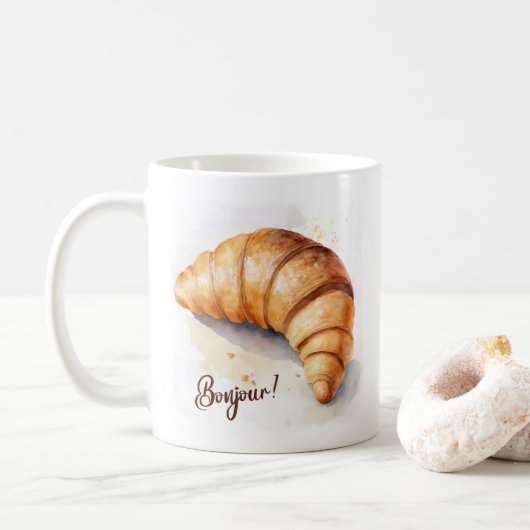ボンジュール!マグ コーヒーマグカップ (ドーナツ)