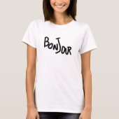 ボンジュール 女性用Tシャツ Tシャツ (正面)