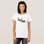 ボンジュール 女性用Tシャツ Tシャツ (正面フル)