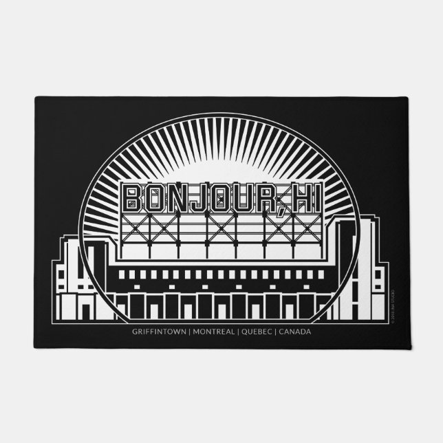 ボンジュール、HIドアマット ドアマット (正面)