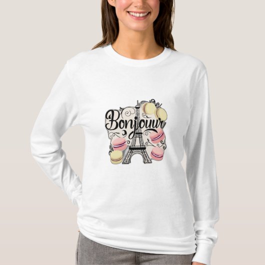 ボンジュール Tシャツ (正面)