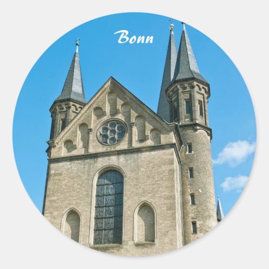 ボンステッカー ラウンドシール (正面)