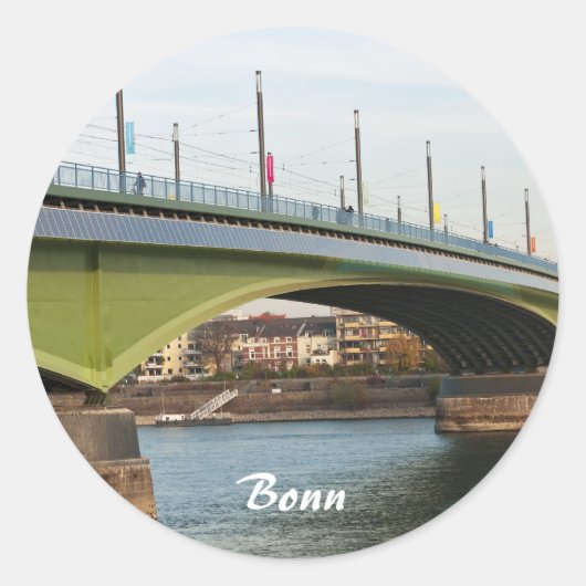 ボンステッカー ラウンドシール (正面)