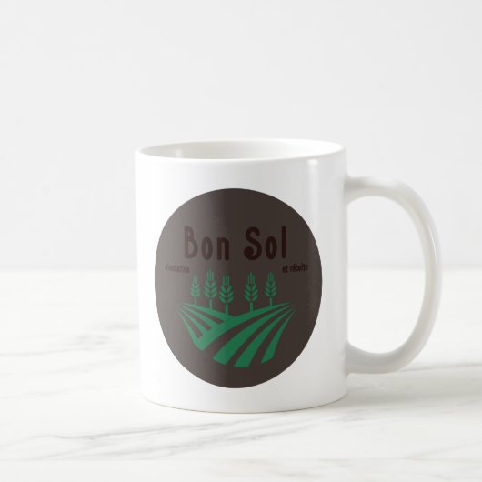 ボンソルのロゴ コーヒーマグカップ (右)