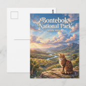 ボンテボック国立公園 南アフリカ ポストカード (正面/裏面)