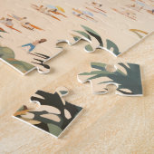 ボンディビーチオーストラリアトラベルアートヴィンテージ ジグソーパズル (側面)