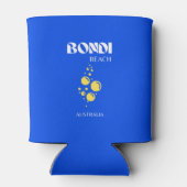 ボンディビーチ、ボンディビーチトラベルアートブルー 缶クーラー (裏面)