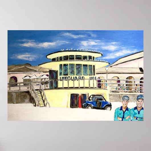 ボンディライフガードタワー ポスター (正面)