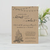 ボンドファイア&ブレウズウィドスドスカップルブライダルシャワー 招待状 (スタンド正面)