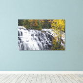 ボンド秋の秋のポーディング近く、ミシガン州 キャンバスプリント (インサイチュ (ウッドフロア))