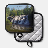 ボンド秋オーブンミットとポットホルダー 鍋敷き (正面/裏面)