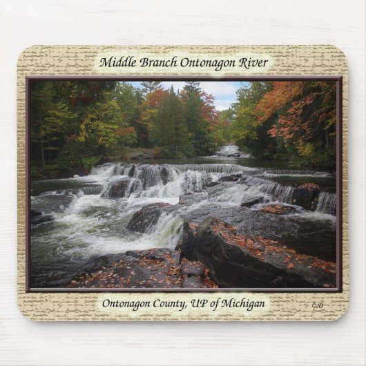 ボンド秋カスケード マウスパッド (正面)