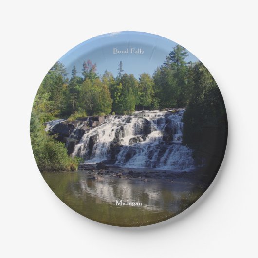 ボンド秋紙プレート ペーパープレート (正面)