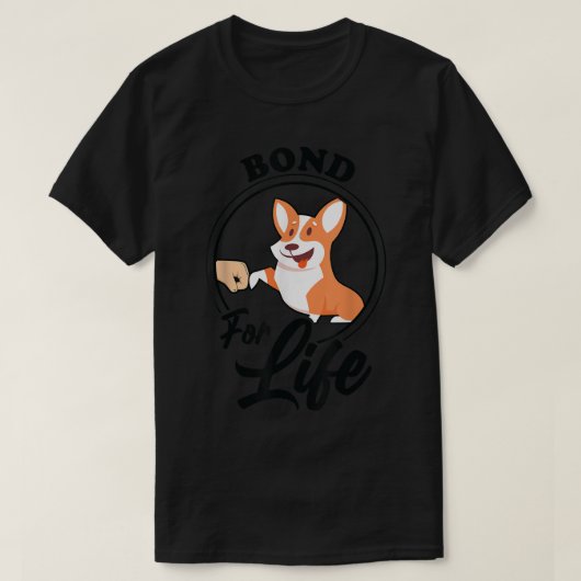 ボンドfor lifeコルギパパ tシャツ (デザイン正面)