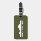 ボンナスフェリーアイダホお願い ラゲッジタグ (正面縦)