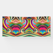 ボンナロー抽象芸術アート 横断幕 (横)