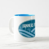 ボンナーズフェリーアイダホアウトドア ツートーンマグカップ (正面左)