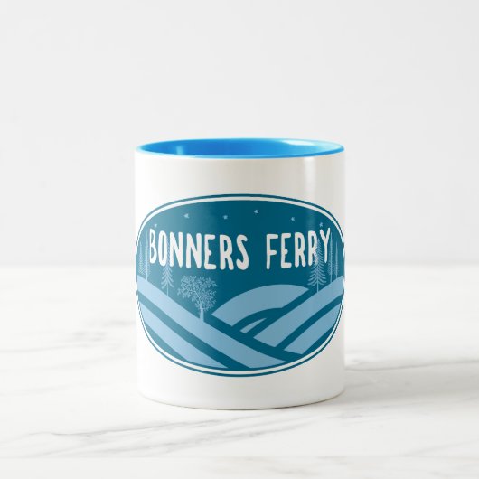 ボンナーズフェリーアイダホアウトドア ツートーンマグカップ (中央)