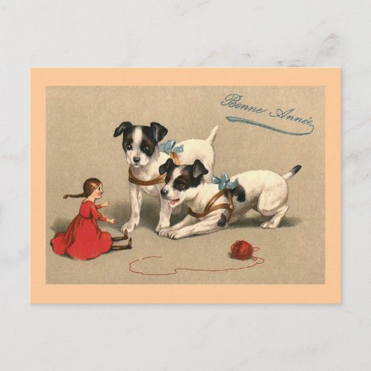 ボンヌアネヴィンテージ フランスの ポストカード (正面)