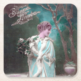 ボンヌアンナー スクエアペーパーコースター