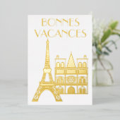 ボンヌスバカンス 箔シーズンカード (立ち正面)