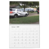 ボンネットの警官 カレンダー (1月 2027)