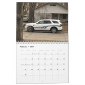 ボンネットの警官 カレンダー (2月 2027)