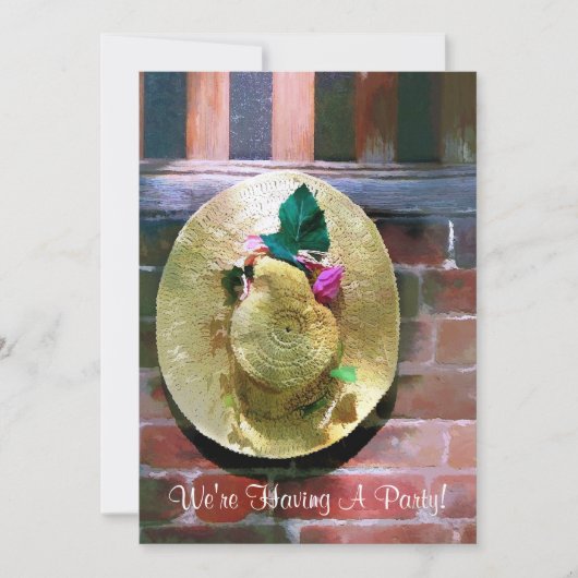 ボンネット招待状 (正面)