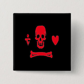 ボンネット赤いStede 缶バッジ