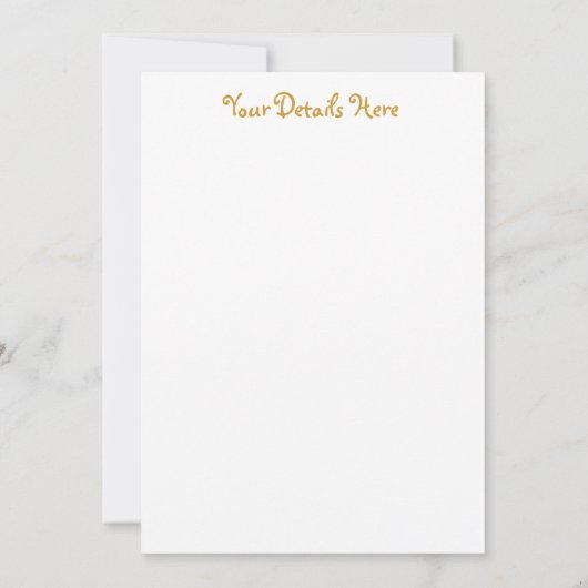 ボンネット 招待状 (裏面)