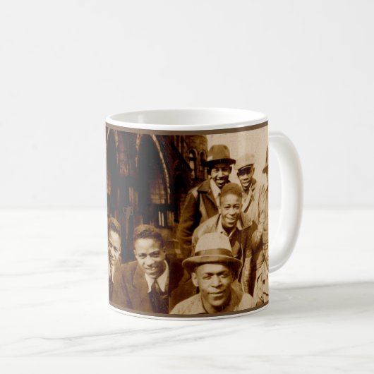 ボンネットRPPCから1930年代の少年 コーヒーマグカップ (正面右)