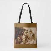 ボンネットRPPCから1930年代の少年 トートバッグ (正面)