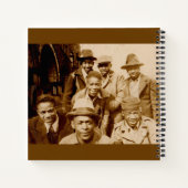 ボンネットRPPCから1930年代の少年 ノートブック (裏面)