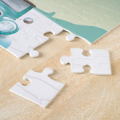 ボンネビルソルトフラットユタヴィンテージ旅行 ジグソーパズル (側面)