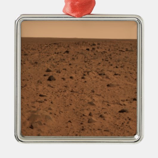 ボンネヴィルクレーターのパノラマビュー メタルオーナメント (正面)