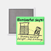 ボンバスタス喜びと放電マグネット マグネット (正面/裏面)