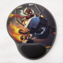 ボンバルディアゲーミングゲルマウスパッド | 空挺攻撃