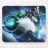 ボンバルディアゲーミングゲルマウスパッド | 空挺攻撃 マウスパッド (正面)