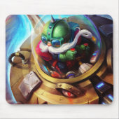 ボンバルディアゲームマウスパッド | パイロット口 マウスパッド (正面)