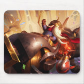 ボンバルディアゲームマウスパッド | パイロット口 マウスパッド (正面)