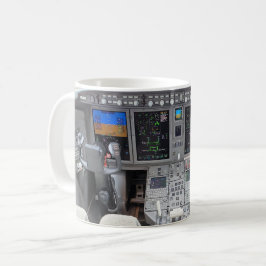ボンバルディア挑戦者300コックピットマグ コーヒーマグカップ
