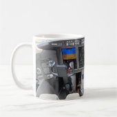 ボンバルディア挑戦者300コックピットマグ コーヒーマグカップ (左)