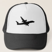 ボンバルディア株式会社の写真付きトラック運転手キャップDHC-8-4 キャップ (正面)