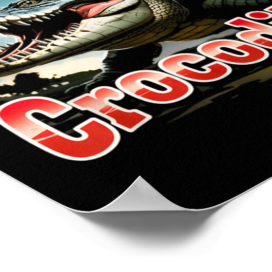 ボンバルディロボンバルディノクロコディロおもしろいブイタリアンライ ポスター (角)