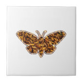 ボンビックスモリシルクモスライフサイクルシルエット タイル (正面)